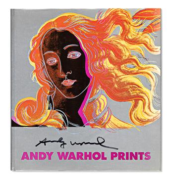 WARHOL, ANDY. Two books, each Signed: Andy Warhol Prints * Warhol and Kurt Benirschkle. Vanishing Animals.